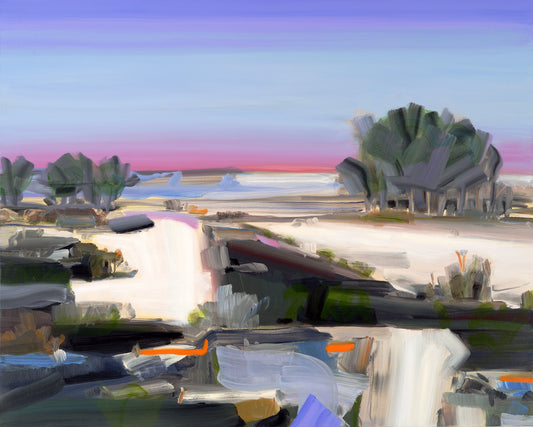 Lake Edge original Canadian art by Simon Andrew