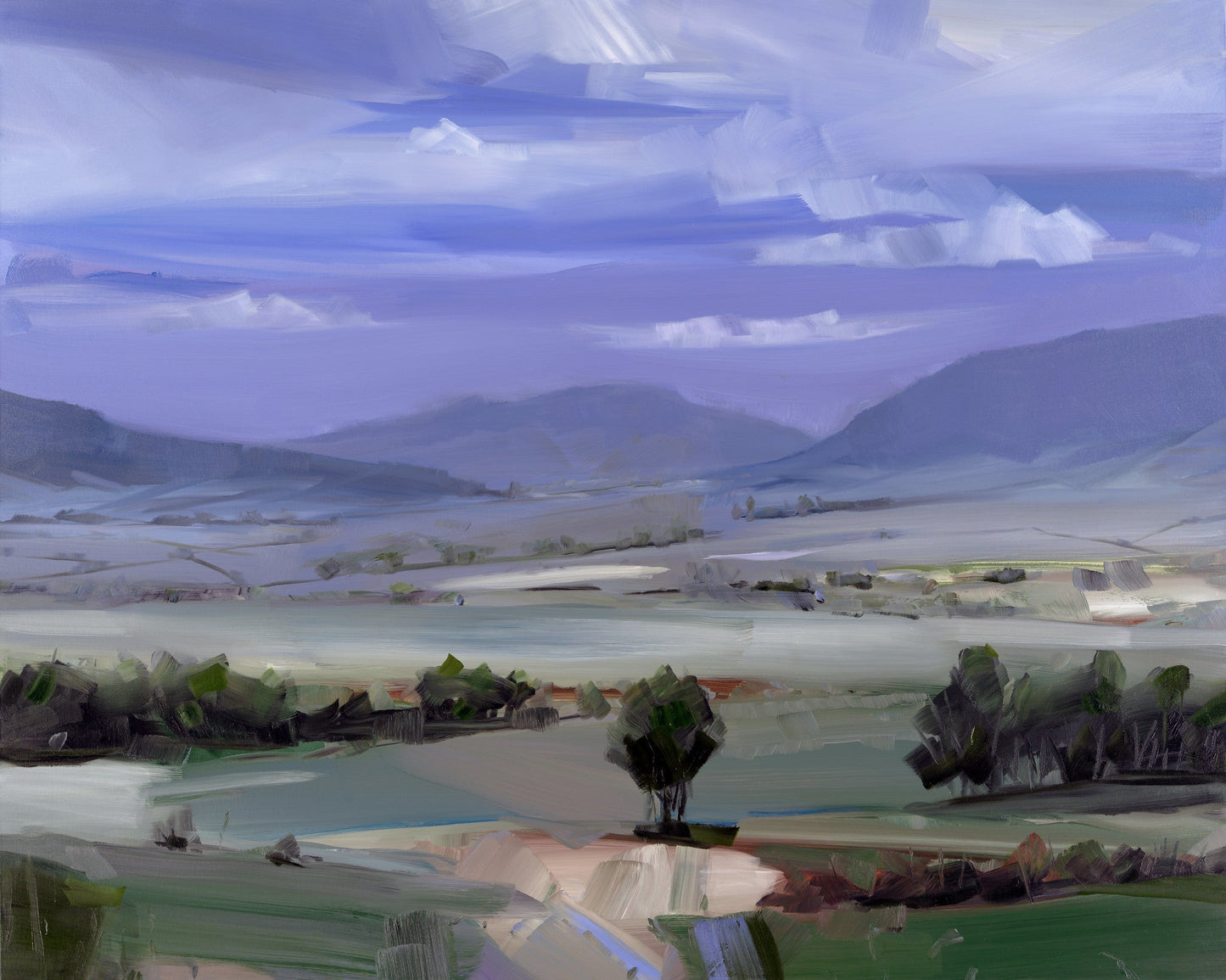 Low Cloud Haze original Canadian art by Simon Andrew