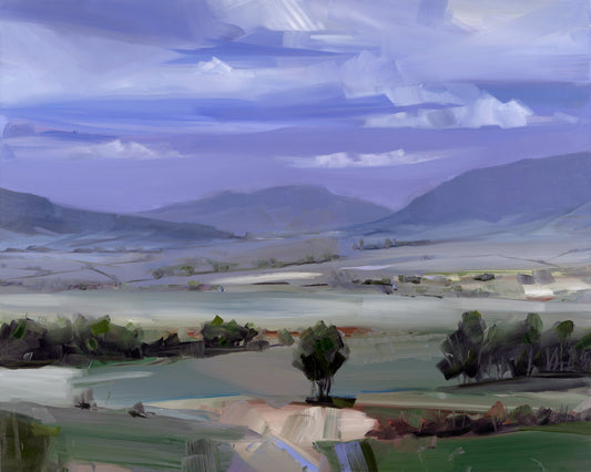 Low Cloud Haze original Canadian art by Simon Andrew