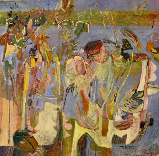 Laying Down Stones original Canadian art by Todd Clark