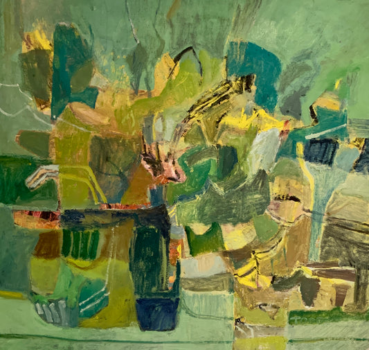 Letting the Wheels Fall Off original Canadian art by Todd Clark