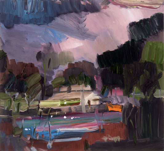 Montreal Park original Canadian art by Simon Andrew
