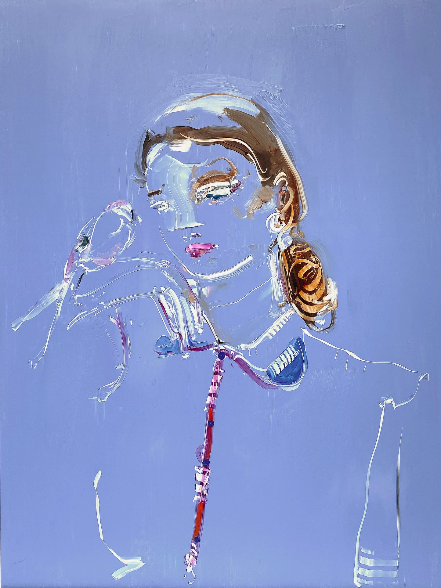 Eve with Apple original Canadian art by Judith Geher