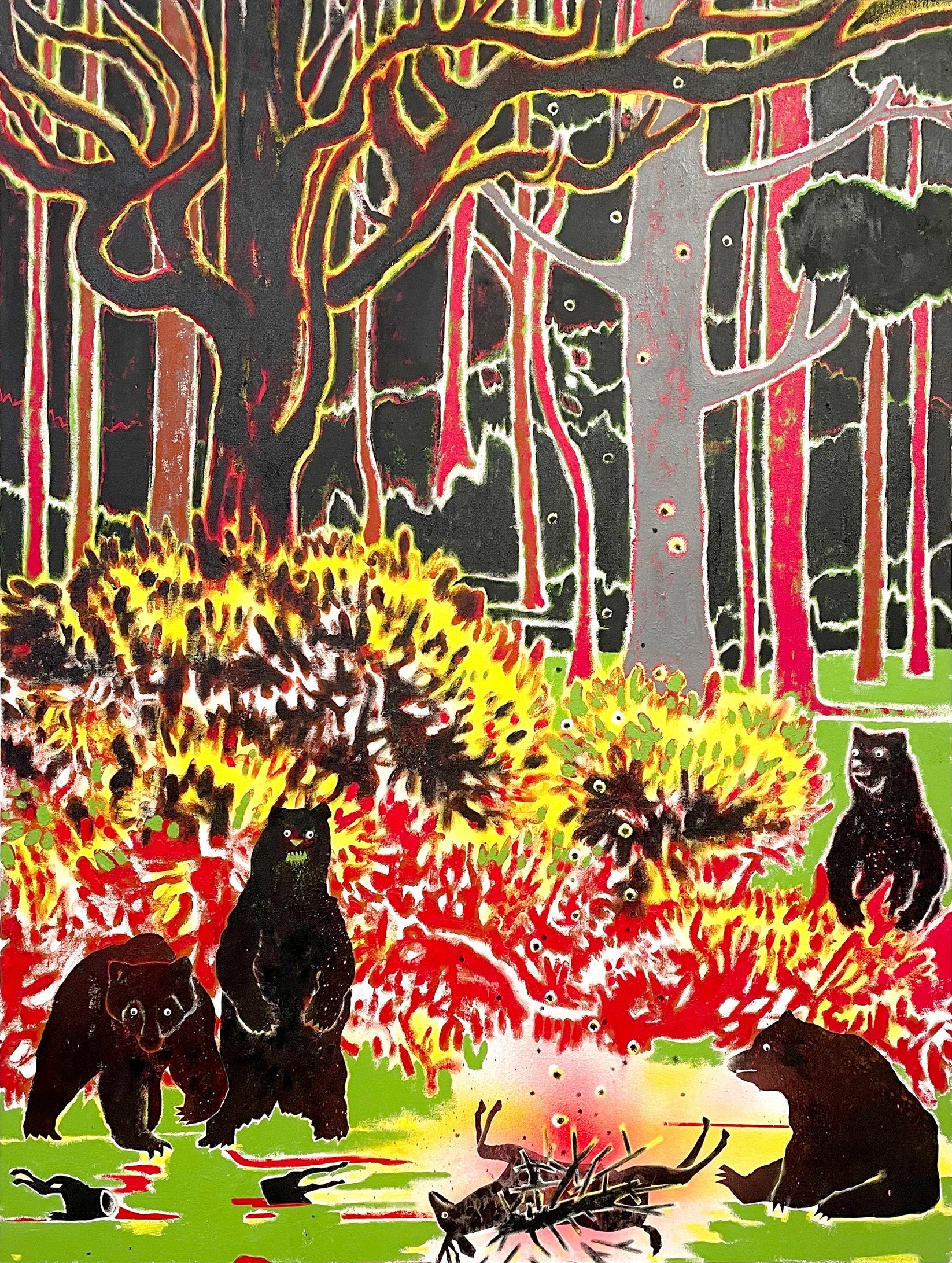 Nothing To Be Gained Here original Canadian art by Jeff Nachtigall