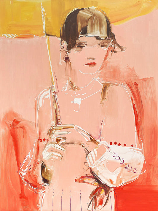 Parasol original Canadian art by Judith Geher