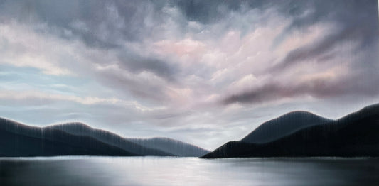 Pink Sky At Night original Canadian art by Gabrielle Strong