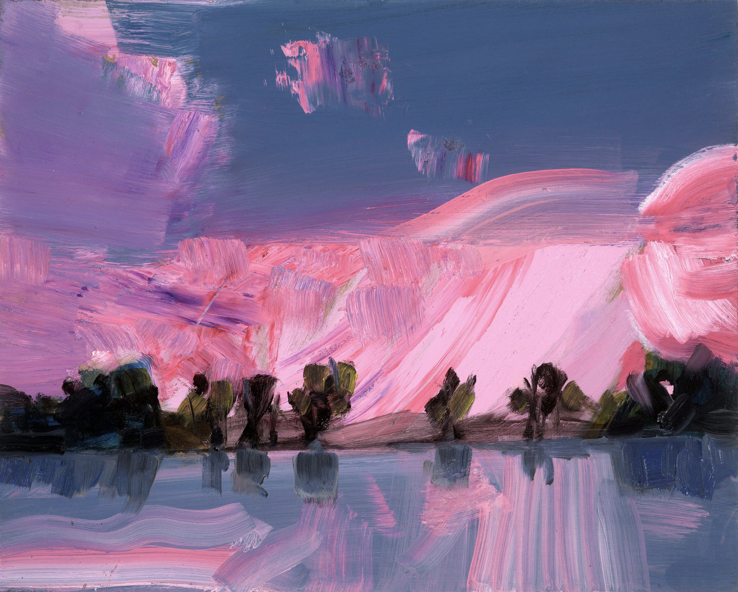 Pink Sky original Canadian art by Simon Andrew