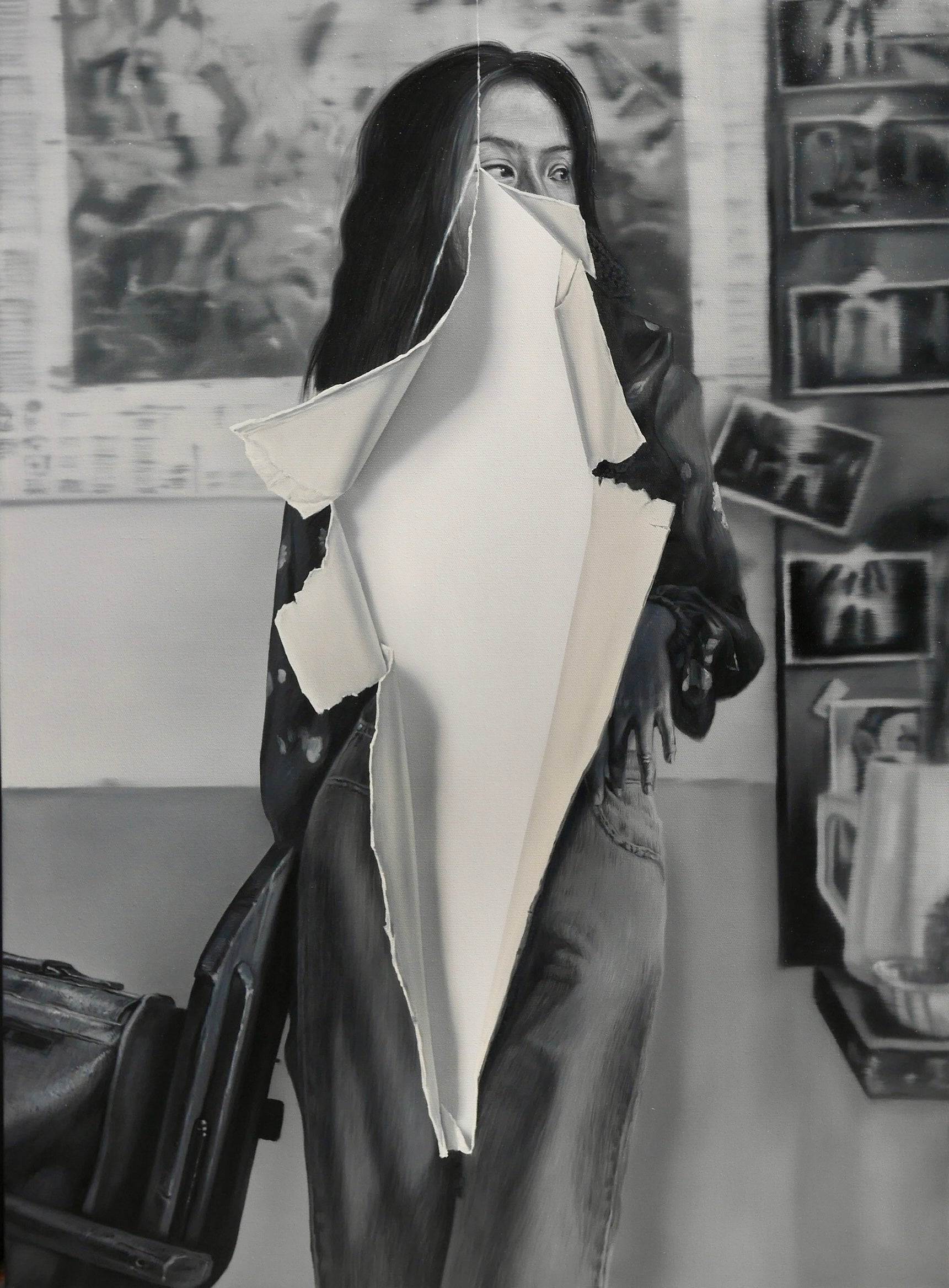 Space Where I Was original Canadian art by Aphist Sid