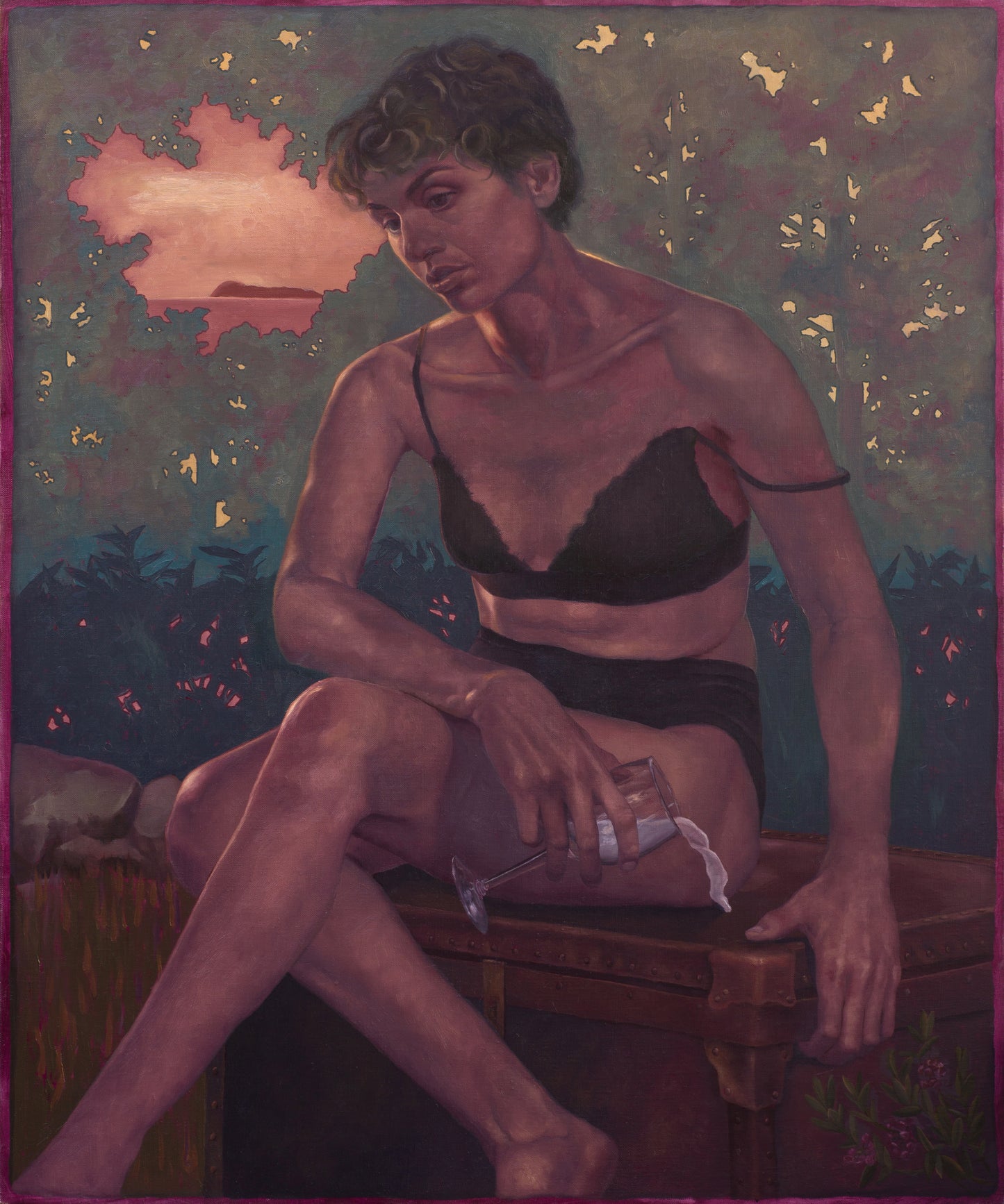 Spilled Milk original Canadian art by Nicole Sleeth