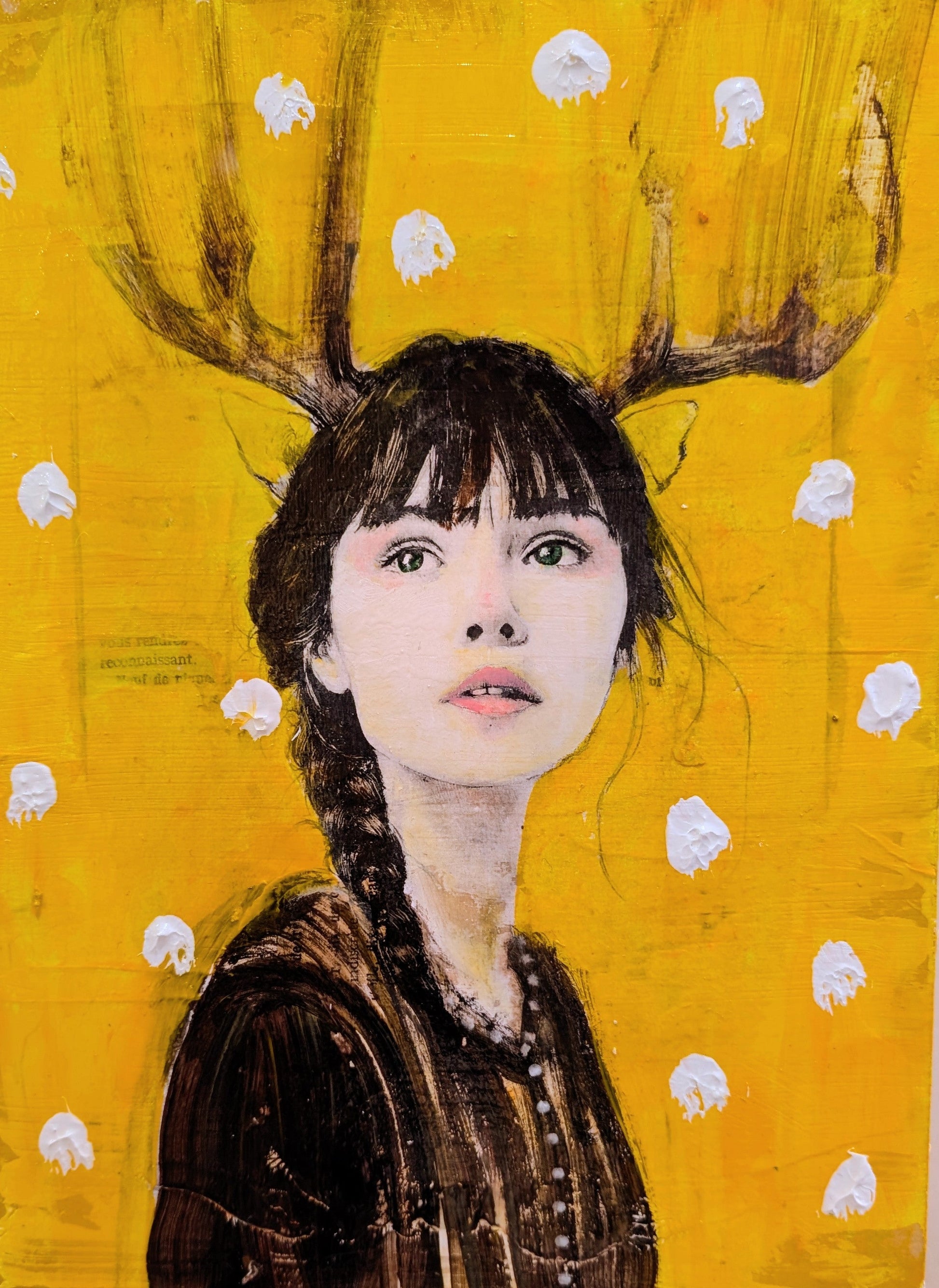 Still growing wild original Canadian art by Maryline Lemaitre