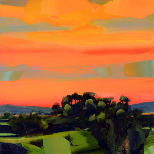 Trees on the Way to Cornwall original Canadian art by Simon Andrew
