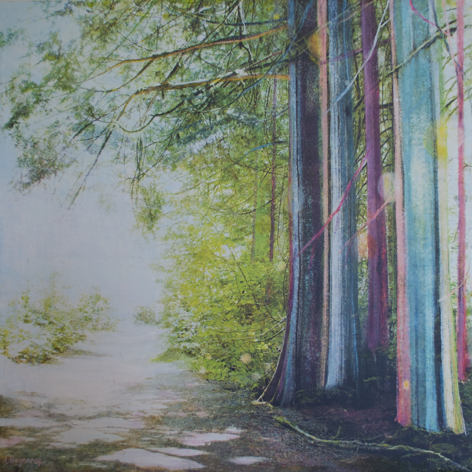 The Diaphanous Trace original Canadian art by Lori Bagneres