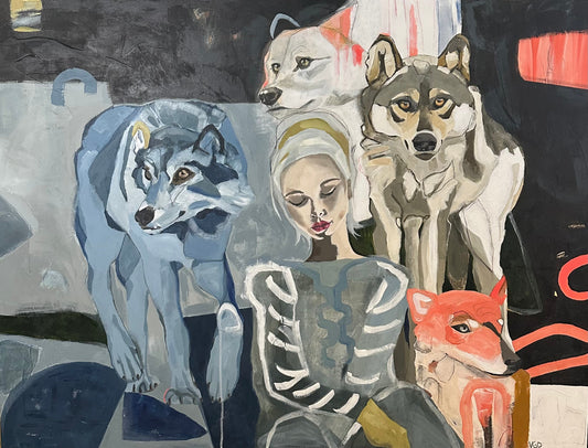 The Watchers original Canadian art by Vikki Drummond