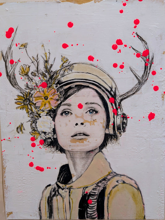 The slow shape of me original Canadian art by Maryline Lemaitre