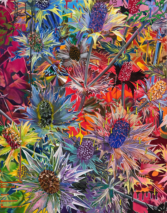 Thistle original Canadian art by John Capitano