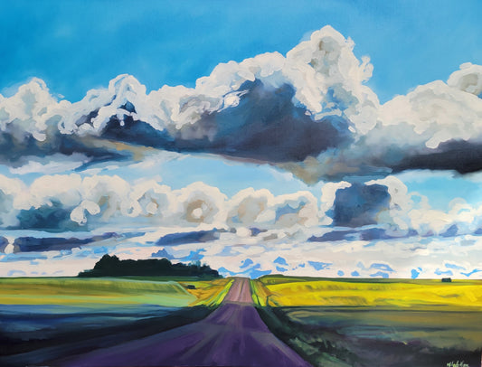 Into The Boonies original Canadian art by Michaela Hoppe