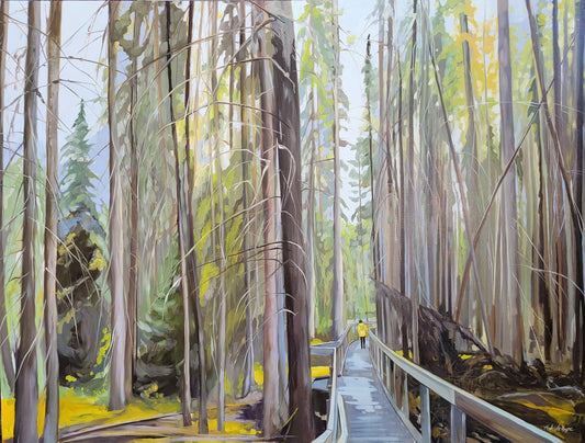 Mystic Woods original Canadian art by Michaela Hoppe